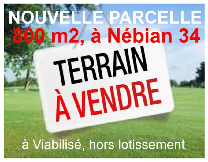 Offres de vente Terrain Nébian (34800)